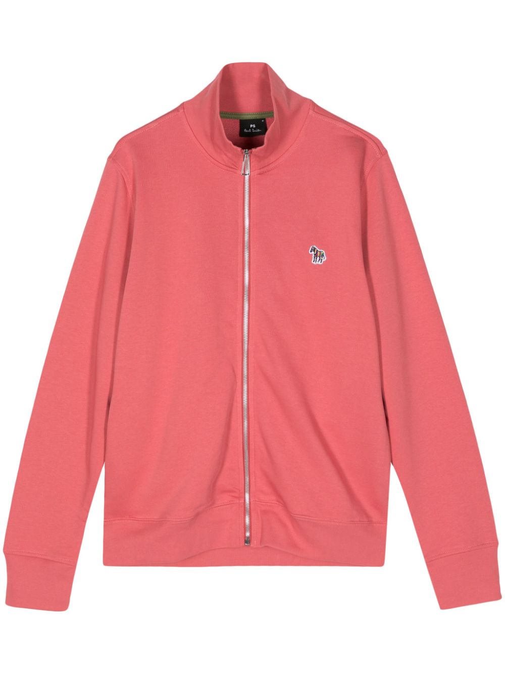 Ps By Paul Smith Logo-embroidered Organic-cotton Jacket In Rosa