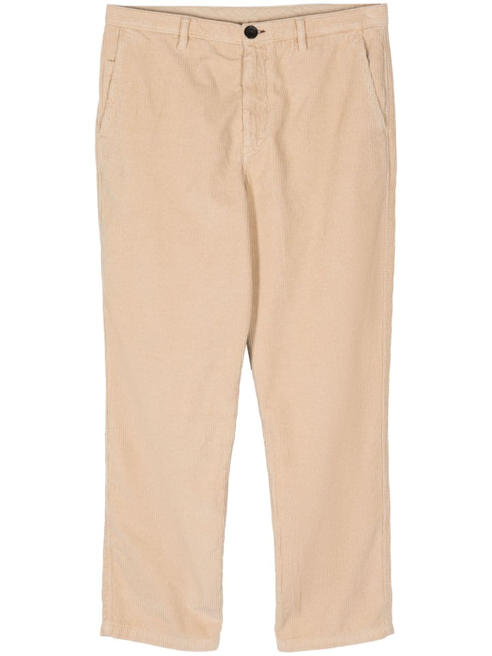 Shop Ps By Paul Smith Corduroy Loose-fit Trousers In Neutrals