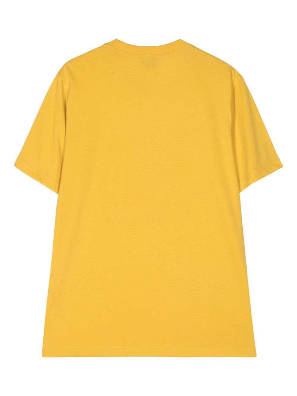 Shop Ps By Paul Smith Graphic-print Organic Cotton T-shirt In Yellow