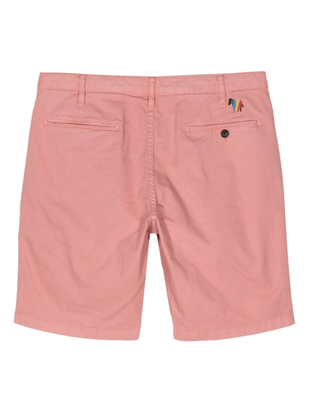 Shop Ps By Paul Smith Zebra-motif Bermuda Shorts In Pink