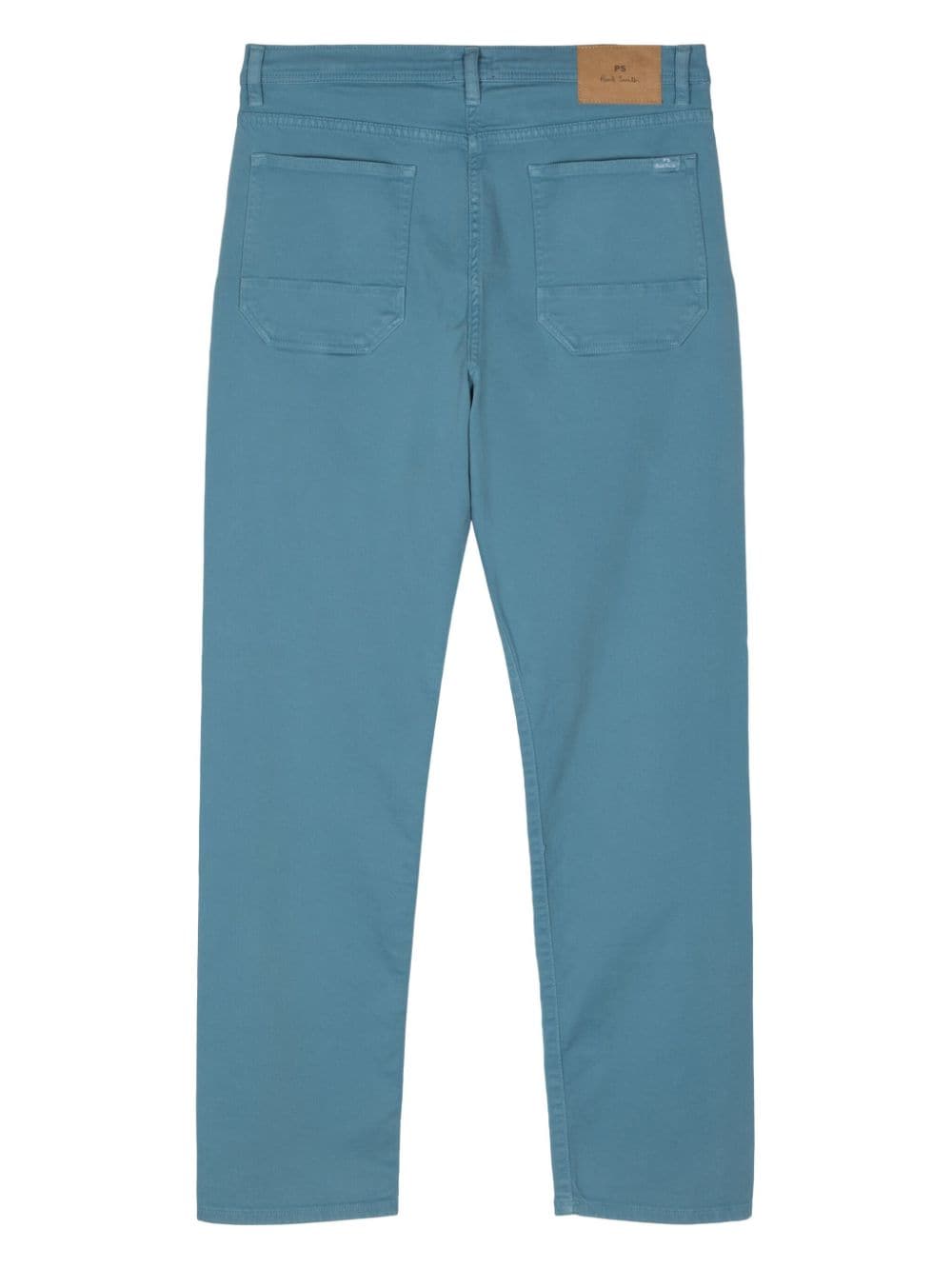 Shop Ps By Paul Smith Logo-appliqué Straight Jeans In Blue