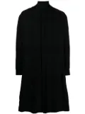 Julius longline button-up shirt - Black