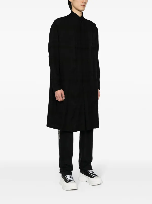 Julius Longline button up Shirt Black FARFETCH AE
