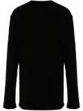 Julius round-neck sweater - Black