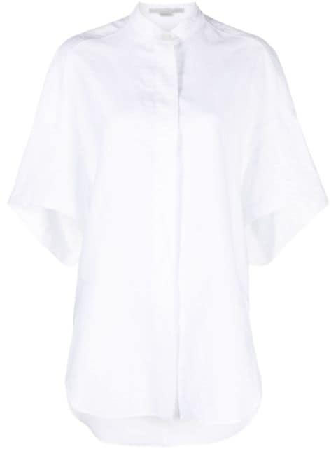 Stella McCartney linen-blend tunic shirt