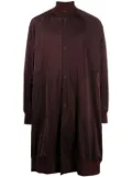 Julius longline bomber coat - Red