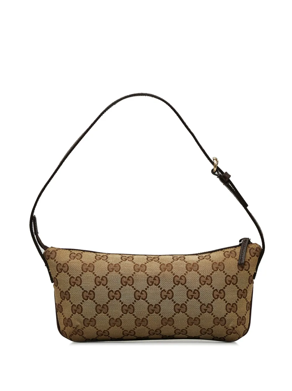 Gucci Pre-Owned 2000-2015 GG canvas schoudertas - Bruin
