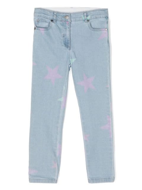 Stella McCartney Kids star-print skinny jeans 