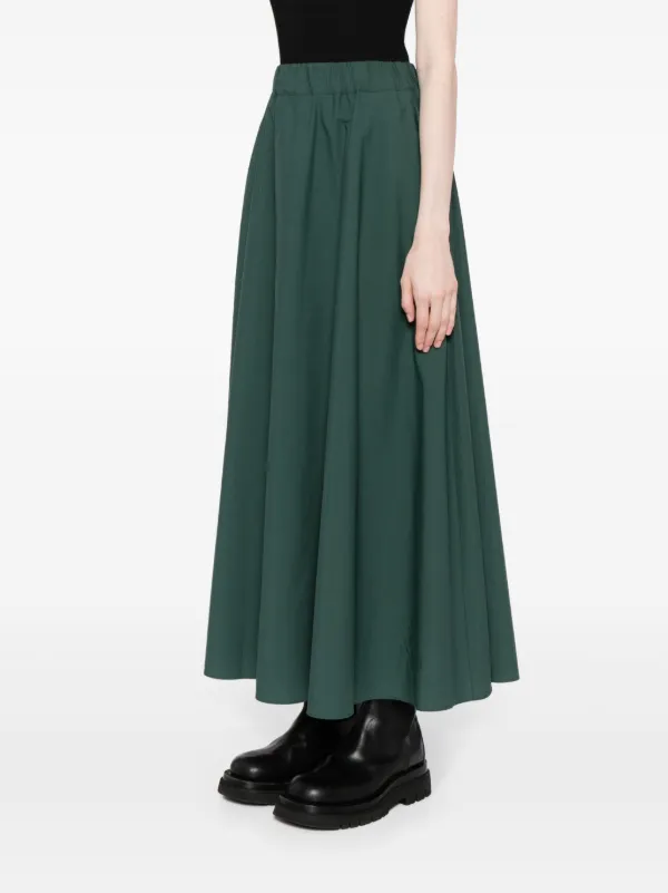 High waist cotton maxi skirt discount