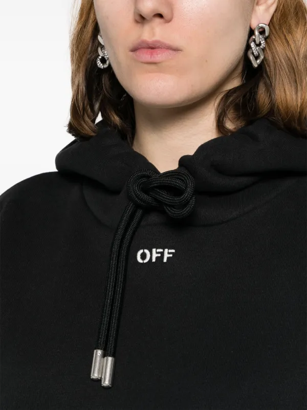 Off-White ロゴ パーカー | ブラック | FARFETCH JP