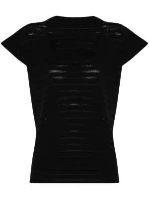 Pleats Please Issey Miyake プリーツ Tシャツ | ブラック | FARFETCH JP