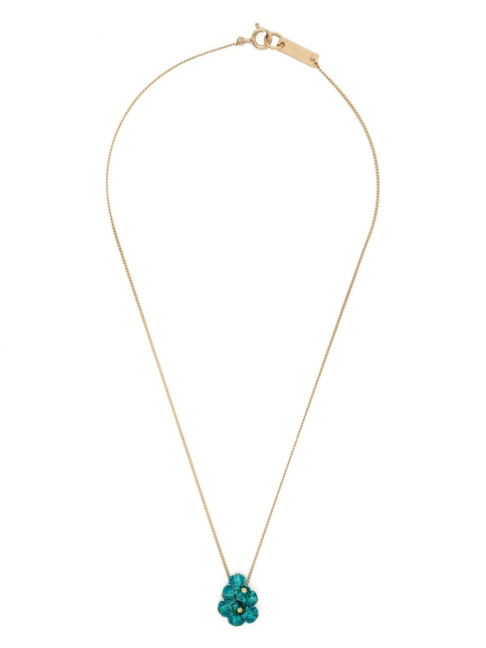 Shop Isabel Marant Polly Pendant Necklace In Gold