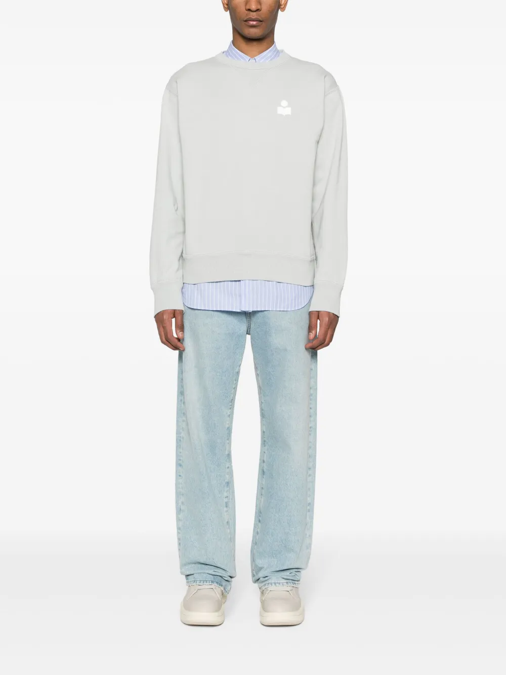 MARANT Mikoy sweater met logoprint Blauw