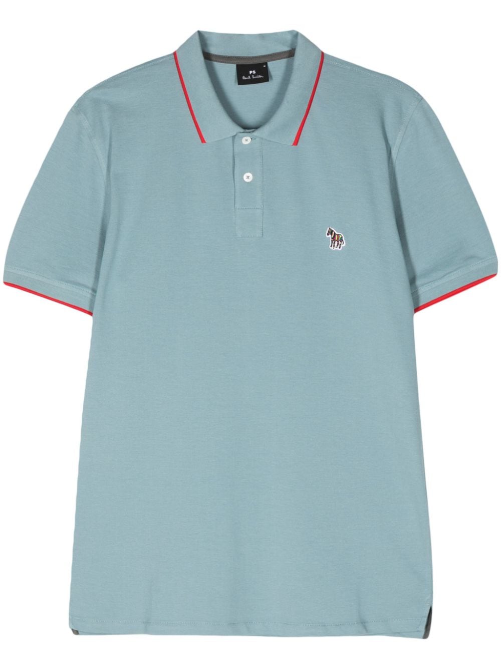 logo-appliqué polo shirt