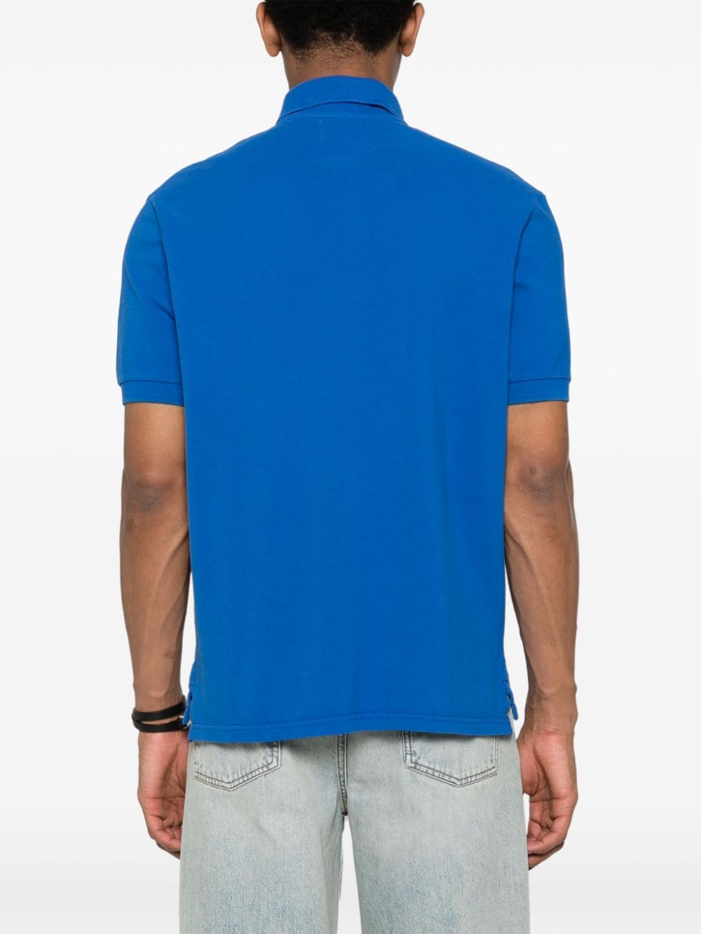 Shop Marant Afko Cotton Polo Shirt In Blue