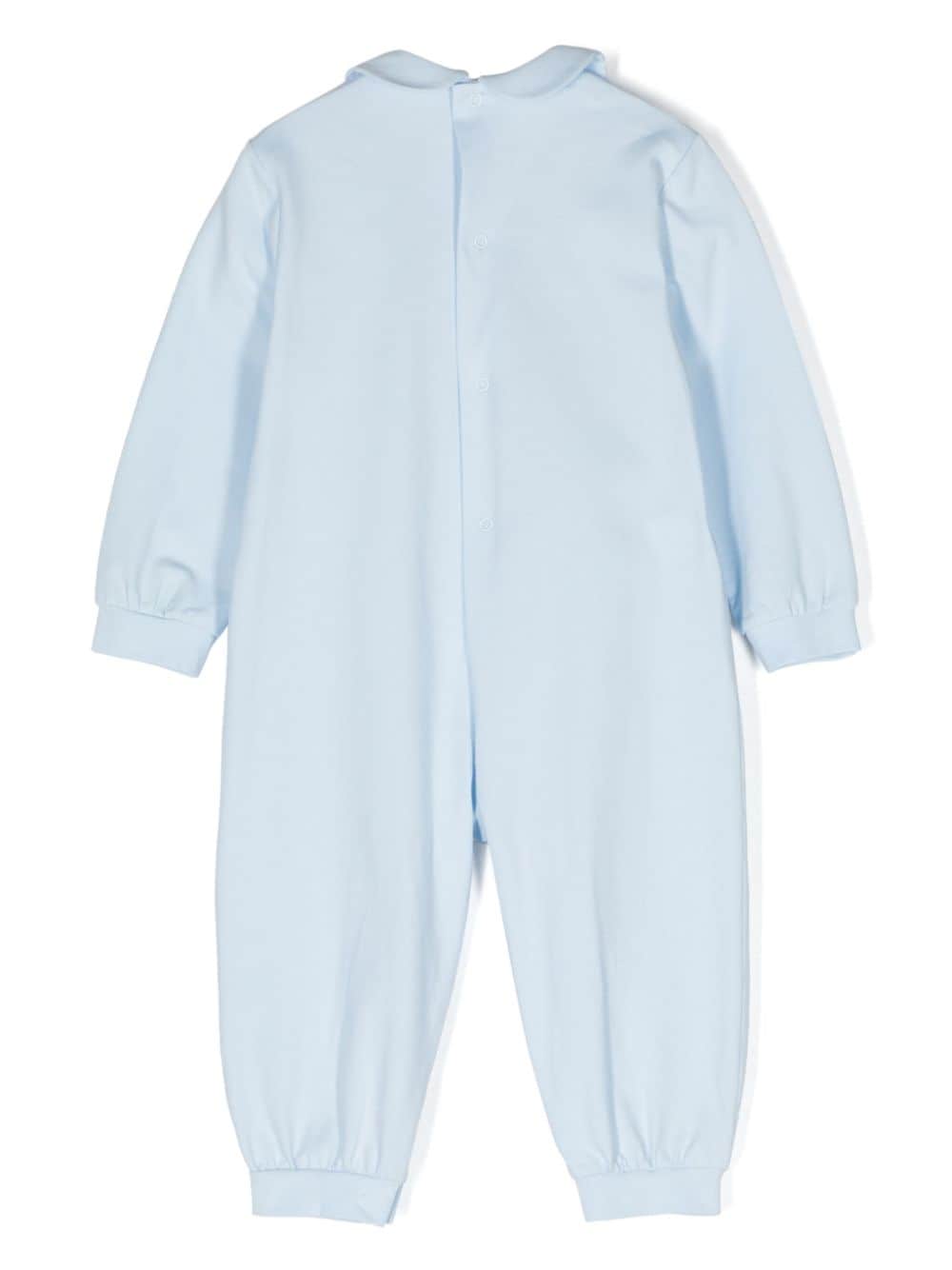 Shop Il Gufo Bunny-patch Jersey Jumper In Blue