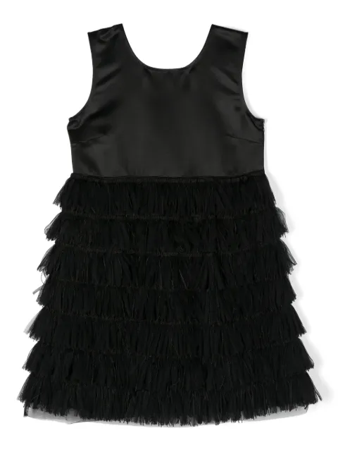 TWINSET Kids fringed tulle minidress