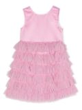 TWINSET Kids ruffled mini party dress - Pink