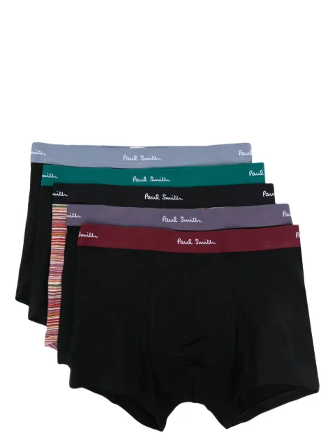 Paul Smith logo-waistband boxers (pack of five)