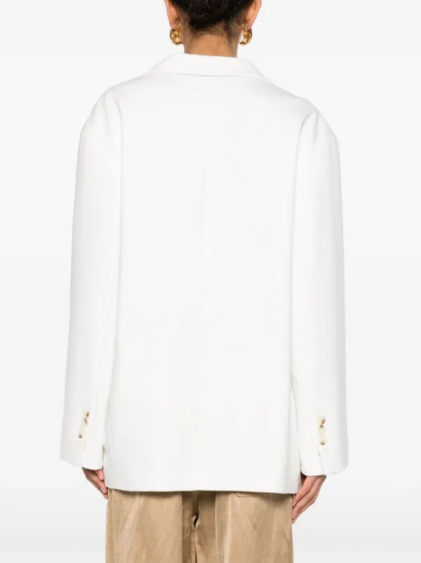 Dorothee Schumacher single-breasted Blazer | White | FARFETCH JO