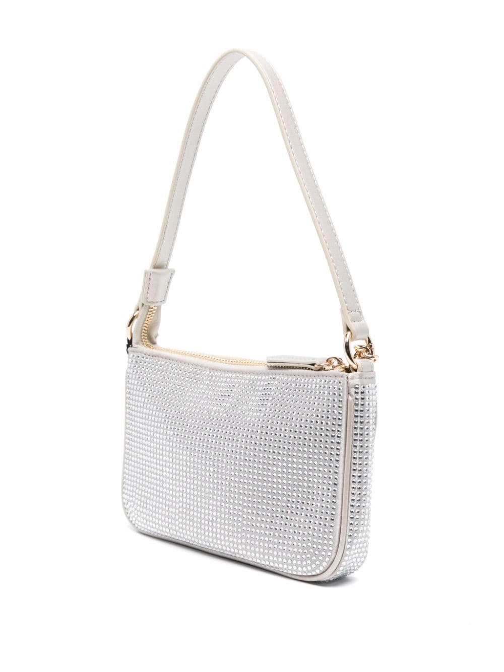 TWINSET Petite crystal-embellished shoulder bag - Zilver