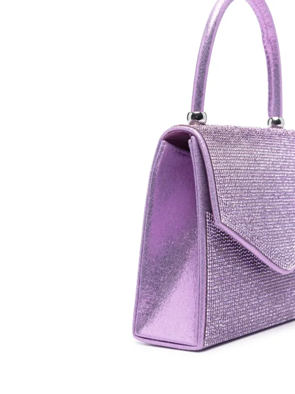 Monnalisa crystal-embellished Glitter Bag Purple FARFETCH MY