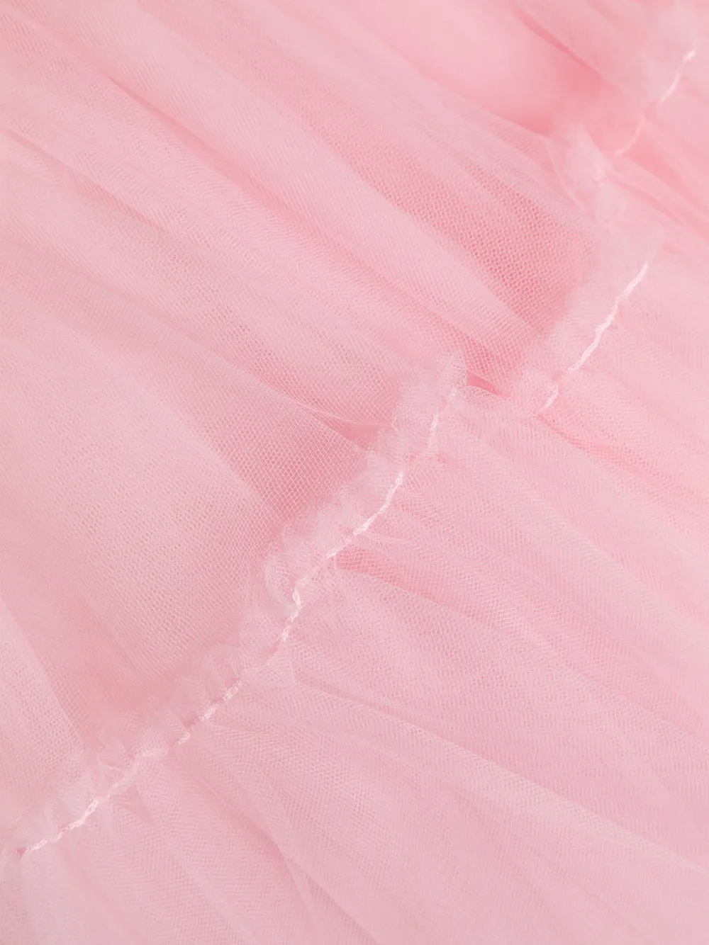 Shop Monnalisa Logo-waistband Tutu Skirt In Pink