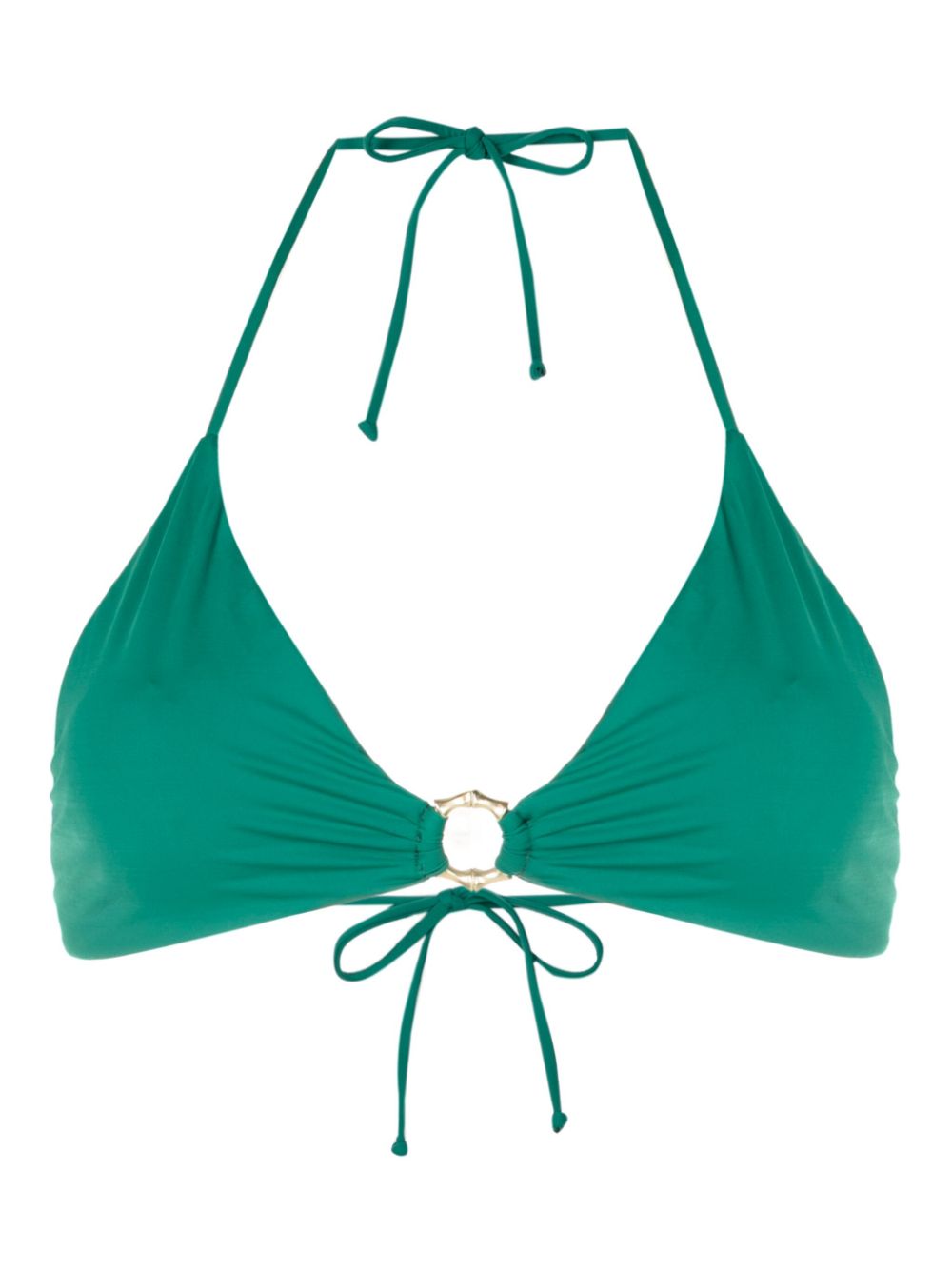 Lenny Niemeyer halterneck bikini top - Green