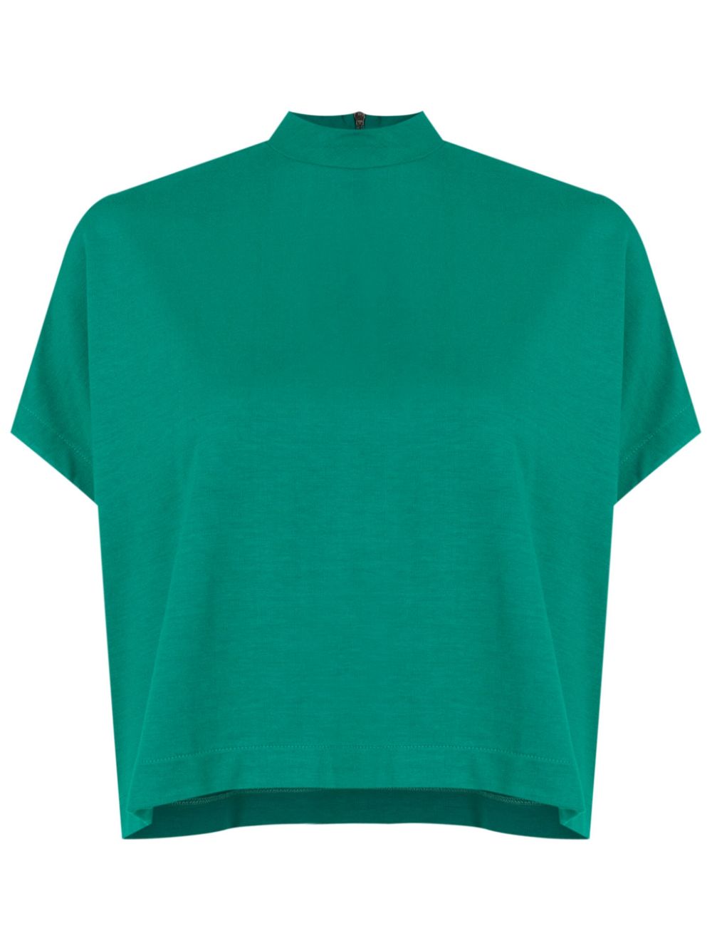 Lenny Niemeyer mock-neck cropped T-shirt - Green