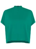 Lenny Niemeyer mock-neck cropped T-shirt - Green