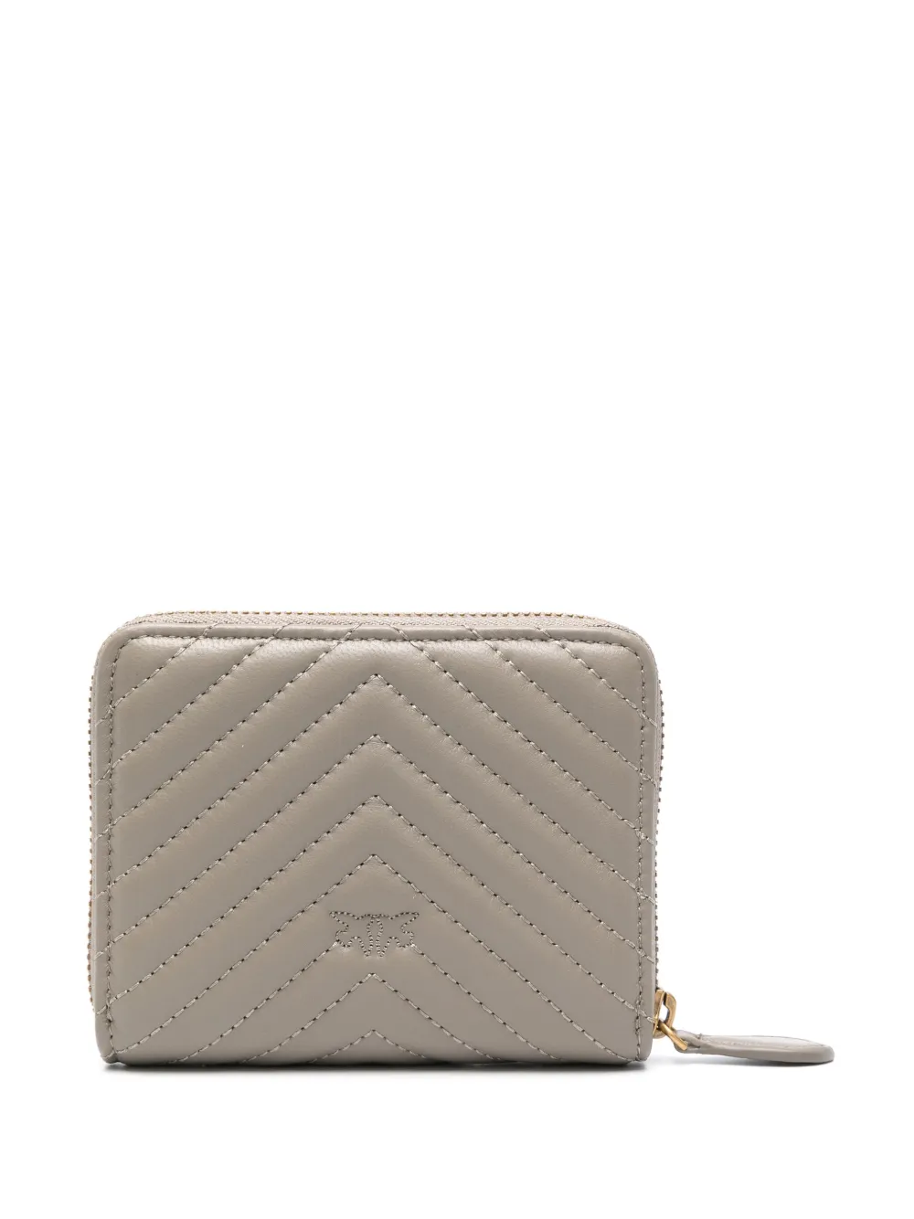 PINKO Portemonnee met chevron streep Beige
