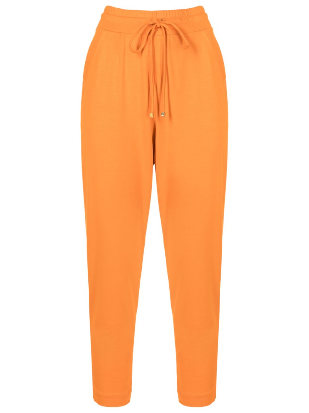 drawstring cropped trousers