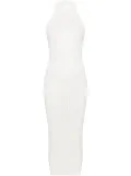 Balmain crochet-knit midi dress - White