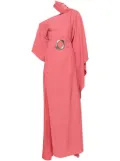 Taller Marmo Taylor belted crepe kaftan - Pink