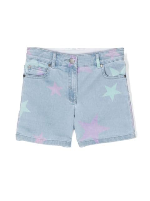 Stella McCartney Kids Stella Star Jeans-Shorts