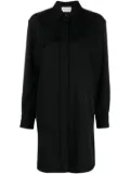 Alexander McQueen wool shirt minidress - Black