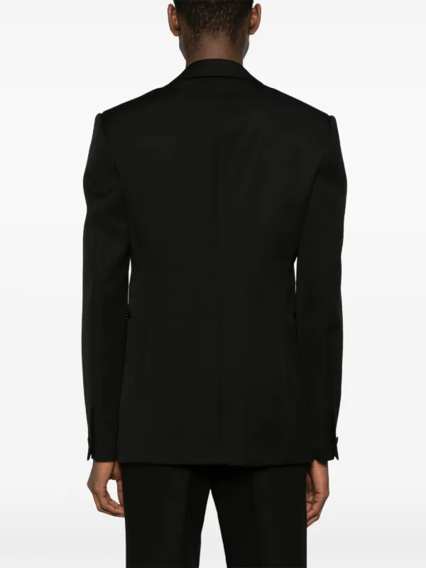 Alexander McQueen single-breasted Wool Blazer | Black | FARFETCH