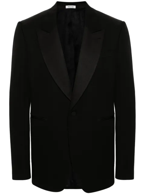 Alexander McQueen single-breasted wool blazer Men