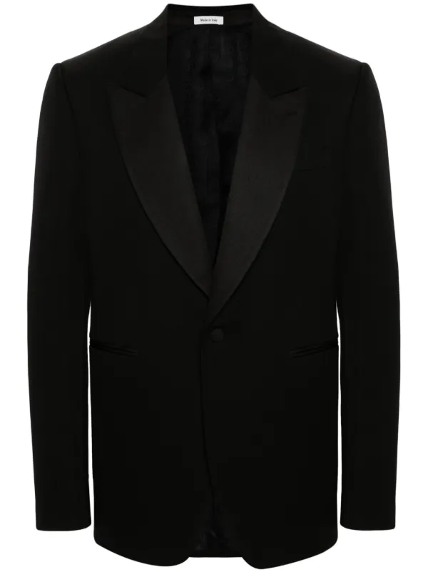 最高級 Alexander McQueen JP FARFETCH | ブラック | シングルジャケット ジャケット・アウター