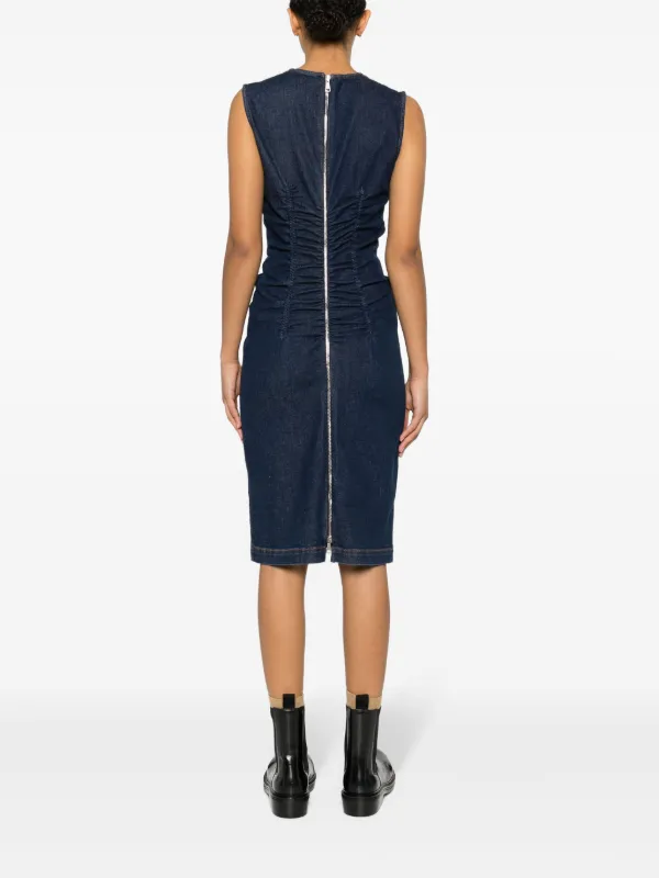 Sportmax Nectar Denim Dress - Farfetch