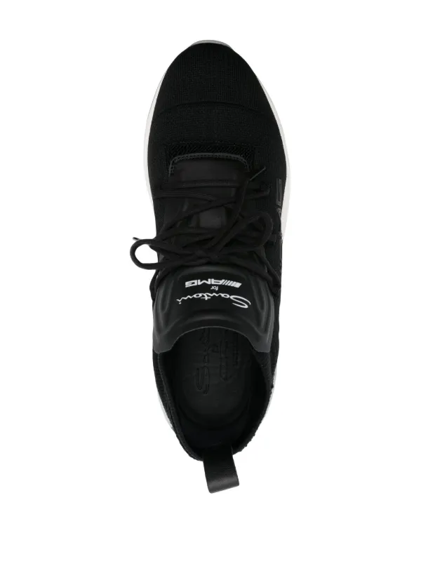 スニーカー SANTONI Men Sneakers 21571 MMD N01 Black Santoni sneaker LEATHER BLACK