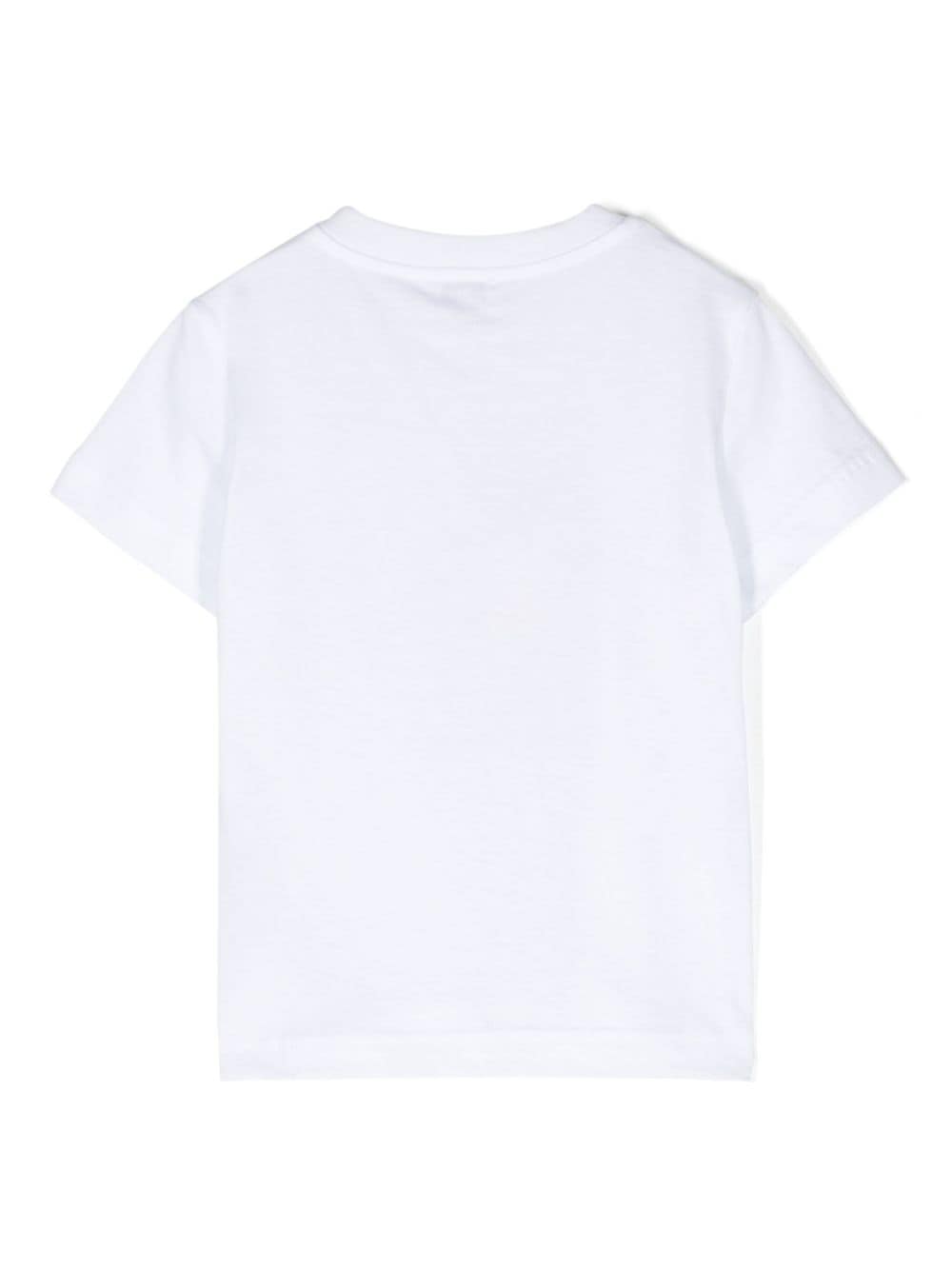 Shop Il Gufo Graphic-print Cotton T-shirt In White