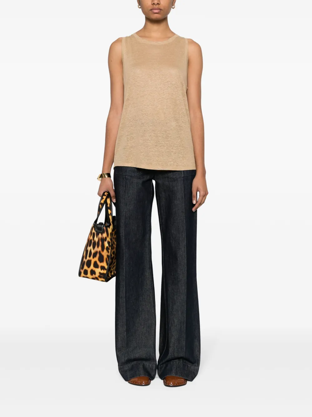 Shop Dorothee Schumacher Natural Ease Ribbed Top In Neutrals