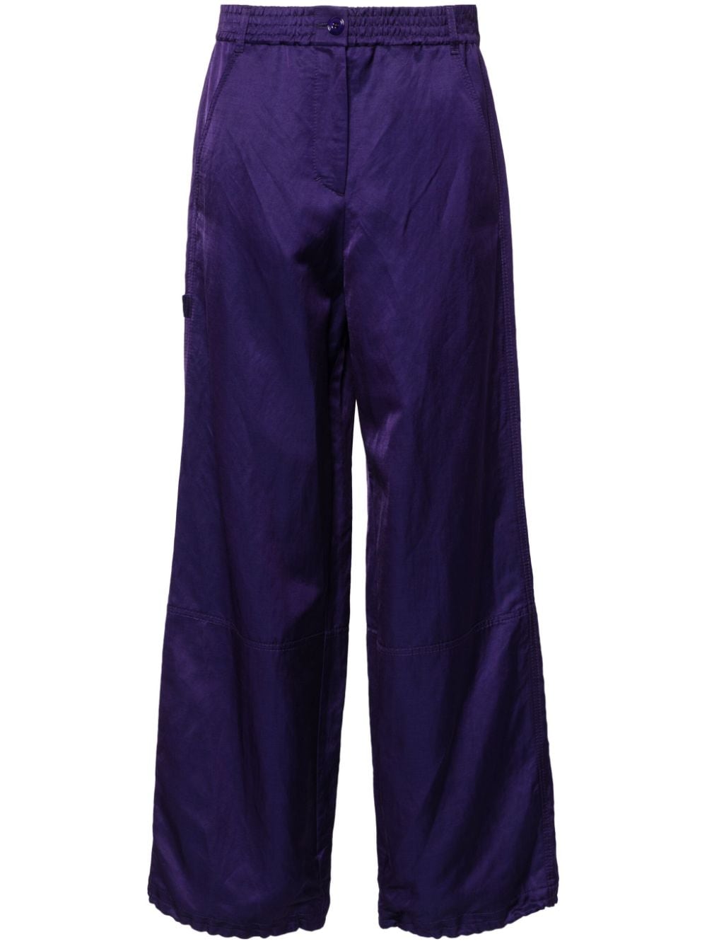 Dorothee Schumacher Slouchy Coolness straight-leg trousers Paars