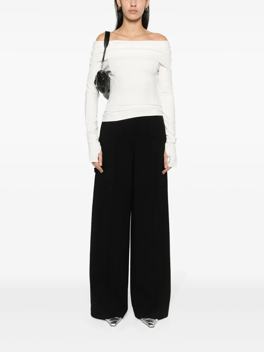 Dorothee Schumacher wide-leg trousers - Zwart