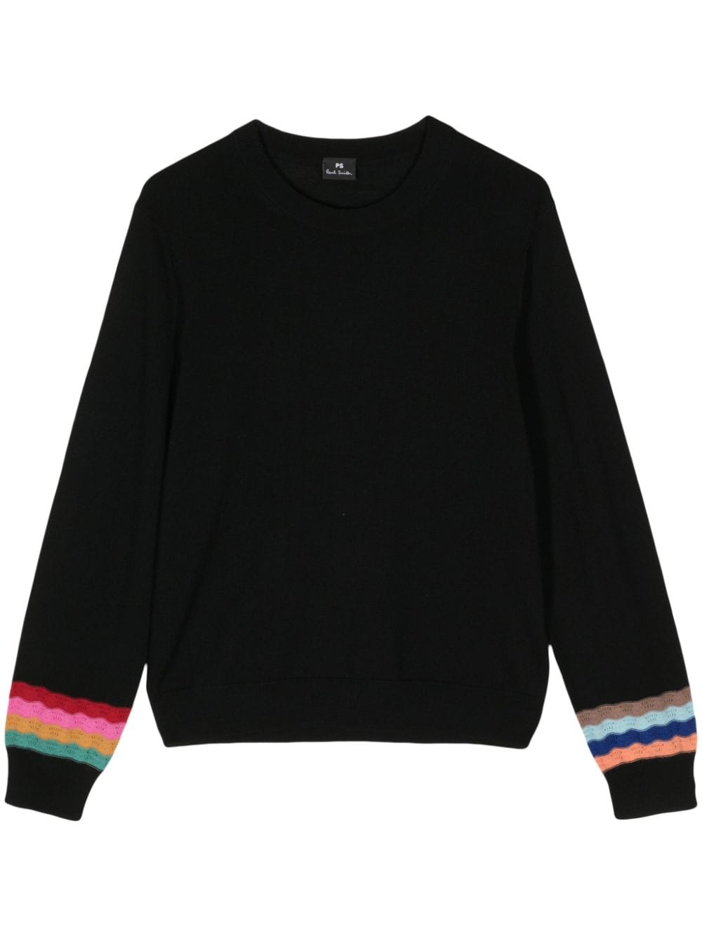 Image 1 of PS Paul Smith Swirl striped wool jumper