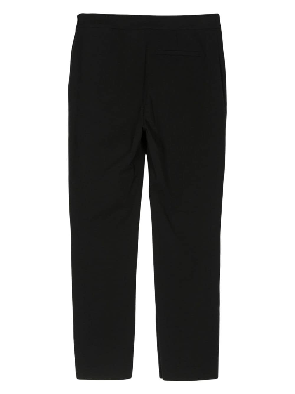 Shop Ps By Paul Smith Press-crease Cropped Wool Trousers In Black