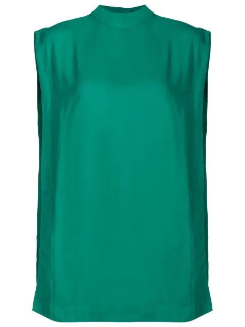 Lenny Niemeyer mock-neck sleeveless blouse