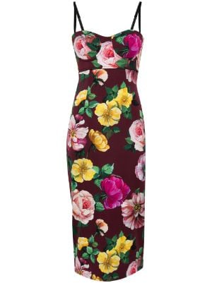 Dolce & Gabbana Trompe l'oeil-detailed Sheath Dress - Farfetch