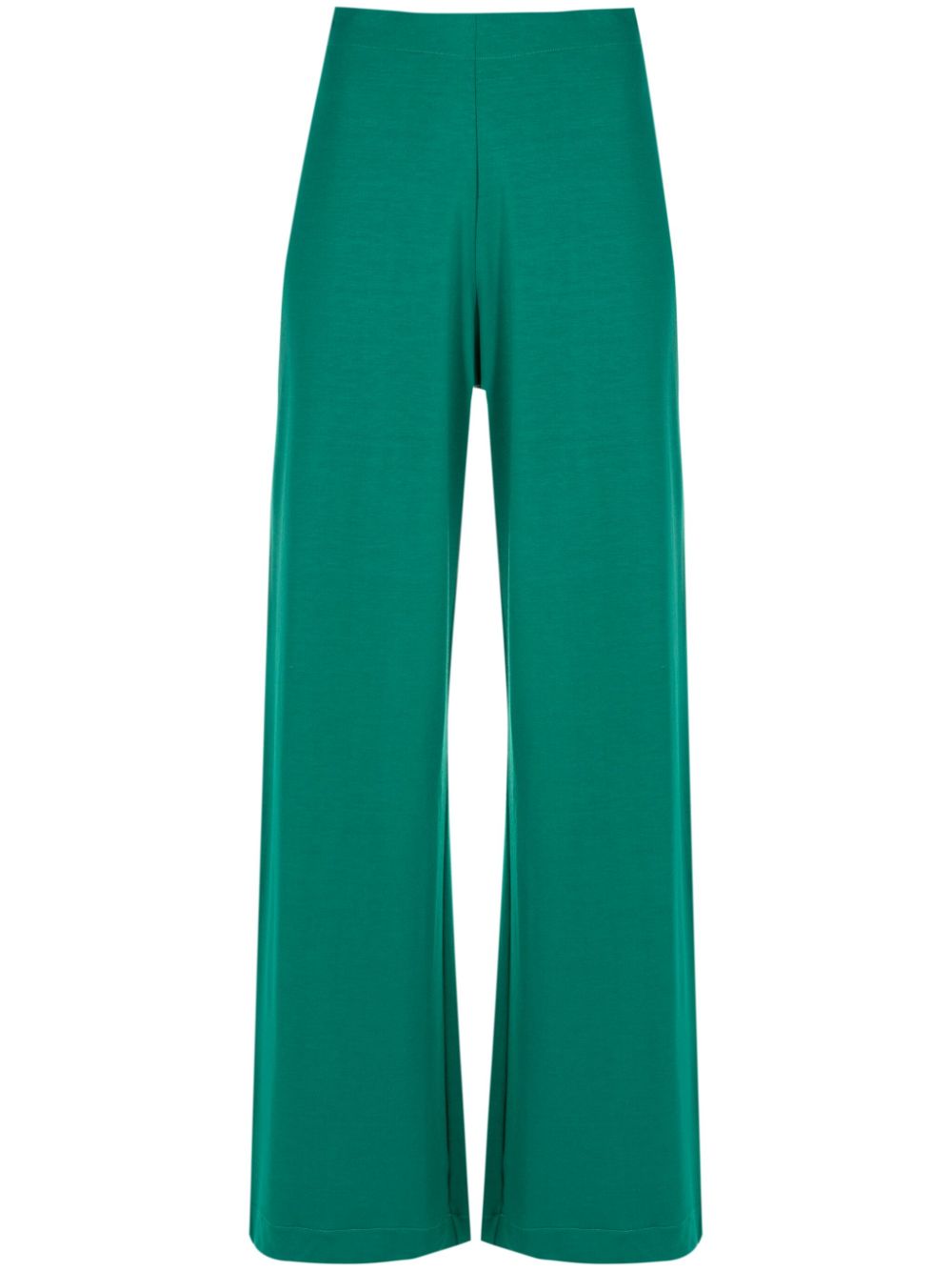 high-waisted wide-leg trousers